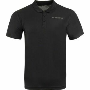 ALPINE PRO GERES Tricou polo bărbați, negru, mărime imagine