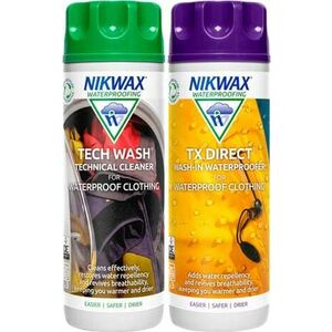 Nikwax Set de 2 bucăți de Twin Tech Wash / TX.Direct Wash-In 300ml imagine