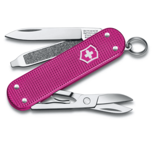 Victorinox Classic Colors Alox Flamingo Party cuțit multifuncțional Victorinox Classic Colors Alox Flamingo Party 58 mm, roz, 5 funcții imagine