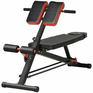 HOMCOM Bancă de Antrenament Reglabilă, Fitness, Musculație, 4x146x73, 5-85cm, Negru | Aosom Romania imagine