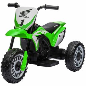 HOMCOM Motocicletă Electrică pentru Copii 6V Honda CRF450RL Licențiată Verde 3 Roți 18-36 Luni | Aosom Romania imagine