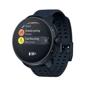 Ceas activity tracker Suunto Race Steel, Ecran AMOLED 1.43inch, Bluetooth, GPS, 16GB Flash, Altimetru, Ritm cardiac, Alerte meteo, Multisport (Albastru) imagine