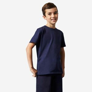 Tricou bumbac sport Bleumarin Copii imagine