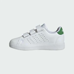 Încălțăminte cu benzi cu arici Educație fizică ADIDAS Advantage Alb-Verde Copii imagine