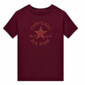 Converse STANDARD FIT CENTER FRONT CHUCK PATCH CORE TEE Tricou unisex, vișiniu, mărime imagine