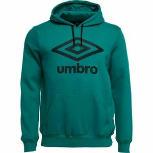 Umbro FW LARGE LOGO HOODY Hanorac bărbați, verde închis, mărime imagine