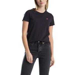 Levi's THE PERFECT TEE Tricou damă, negru, mărime imagine