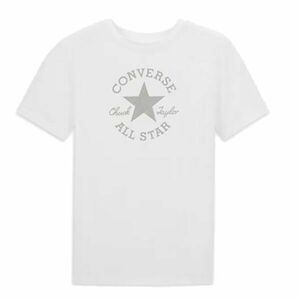 Converse STANDARD FIT CENTER FRONT CHUCK PATCH CORE TEE Tricou unisex, alb, mărime imagine