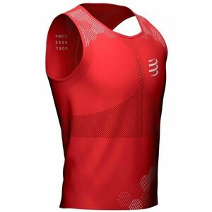 Compressport PRO RACING SINGLET M Maiou alergare bărbați, roșu, mărime imagine