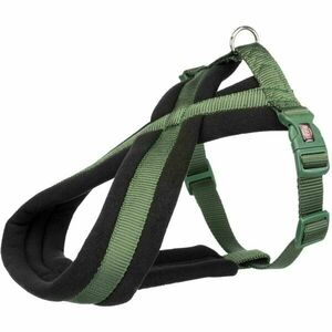 TRIXIE PREMIUM HARNESS M-L Ham pentru câini, verde închis, mărime imagine