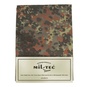 Mil-Tec Lenjerie de pat pentru o persoană, flecktarn imagine