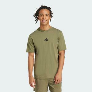 Tricou de fitness din bumbac ADIDAS Verde Bărbați imagine