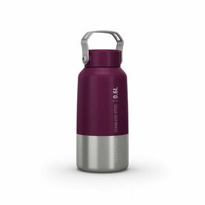 Bidon din Inox Drumeție la munte Capac cu filet 0, 6L Mov imagine