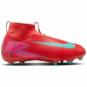 Nike JR ZOOM SUPERFLY 10 ACAD FG/MG Ghete de fotbal copii, roșu, mărime 35 imagine