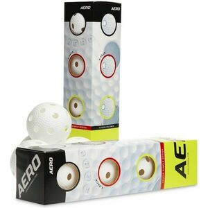 Salming AERO BALL 4-PACK Mingi de floorball, alb, mărime imagine