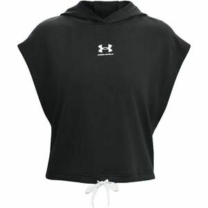 Under Armour UA RIVAL TERRY SS HOODIE Hanorac fitness damă, negru, mărime imagine