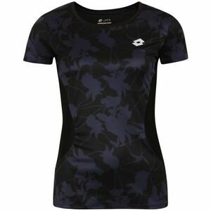 Lotto RUN&FIT W TEE PRT3 PL Tricou alergare damă, gri închis, mărime imagine