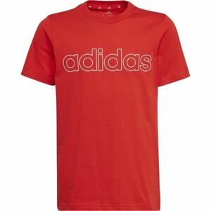 adidas LIN T Tricou de băieți, roșu, mărime imagine