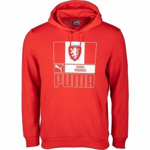 Puma FACR FTBLCORE HOODY RED Hanorac pentru bărba?i, roșu, mărime imagine