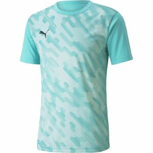 Puma INDIVIDUAL RISE GRAPHIC TEE Tricou fotbal bărbați, turcoaz, mărime imagine