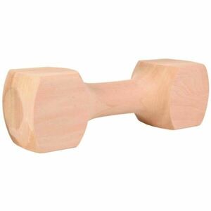 TRIXIE WOODEN DUMBBELL 650G Ganteră de lemn pentru aport, maro, mărime imagine