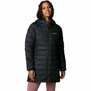 Columbia POWDER LITE MID JACKET Geacă lungă de iarnă femei, negru, mărime imagine