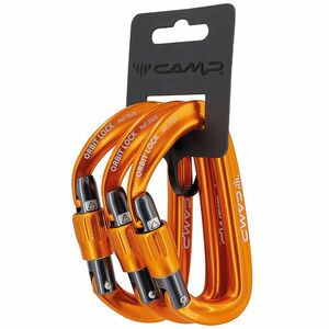 CAMP Carabiner Orbit Lock 3 Pack, portocaliu imagine