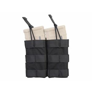 Emersongear Modular deschis dublu magazin pouch pentru 5.56, negru 500D imagine