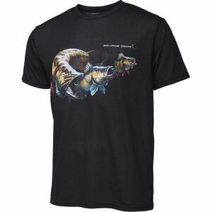 Tricou Savage Gear Cannibal Black (Marime: L) imagine