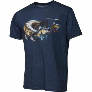 Tricou Savage Gear Cannibal Blue (Marime: M) imagine