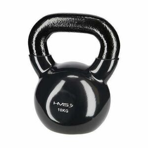 Greutate Kettlebell, Hms, Fonta/PVC, 10kg, Negru imagine