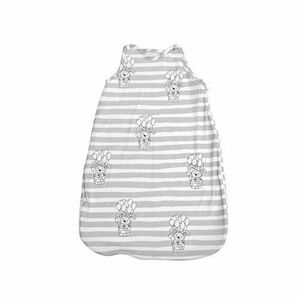 Sac de dormit toamna/iarna pentru copii Lorelli Grey Striped, inaltimea maxima de 95 cm imagine