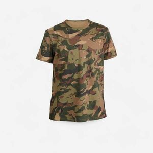 Tricou Camuflaj Woodland Verde Copii imagine