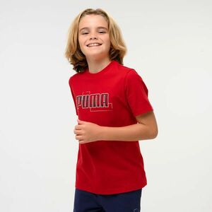 Tricou bumbac Puma cu imprimeu Roșu Copii imagine