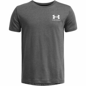 Under Armour SPORTSTYLE LEFT CHEST SS Tricou pentru băieți, gri închis, mărime imagine