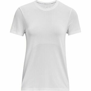 Under Armour SEAMLESS STRIDE Tricou sport cu mânecă scurtă pentru femei, alb, mărime imagine