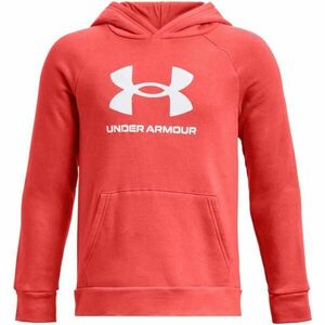 Under Armour RIVAL FLEECE BL HOODIE Hanorac de băieți, roșu, mărime imagine