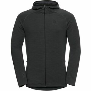 Odlo M ASCENT PW 220 MID LAYER HOODY Hanorac pentru bărbați, gri închis, mărime imagine