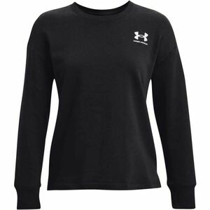 Under Armour RIVAL FLEECE OVERSIZE CREW Hanorac de femei, negru, mărime imagine