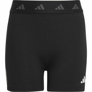 adidas TECHFIT SHORT KIDS Colanți scurți pentru fete, negru, mărime imagine