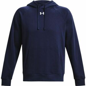 Under Armour RIVAL FLEECE HOODIE Hanorac pentru bărbați, albastru închis, mărime imagine