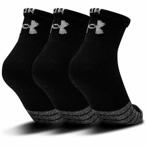 Under Armour HEATGEAR QUARTER 3PK Șosete unisex, negru, mărime imagine