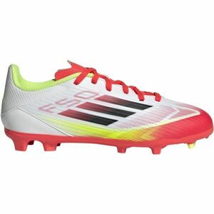 adidas F50 LEAGUE FG/MG J Ghete de fotbal copii, alb, mărime imagine