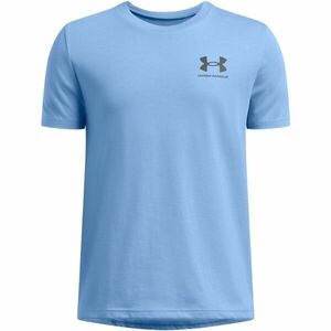 Under Armour SPORTSTYLE LEFT CHEST SS Tricou pentru băieți, albastru deschis, mărime imagine