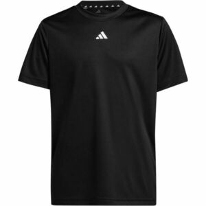 adidas TRAIN ESSENTIALS TEE Tricou pentru băieți, negru, mărime imagine