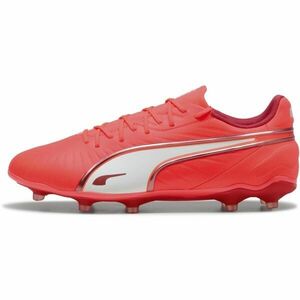 Puma KING MATCH FG/AG Ghete de fotbal bărbați, portocaliu, mărime 41 imagine