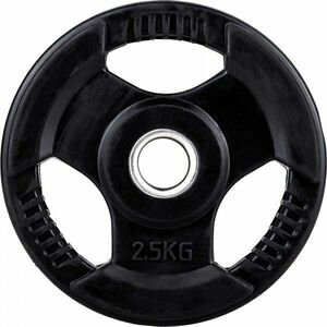 Fitforce PLR 2, 5KG 30MM Disc halteră cauciucat, negru, mărime imagine