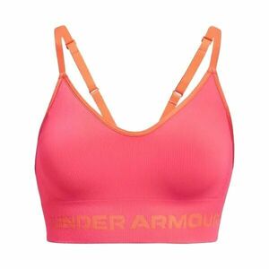 Under Armour SEAMLESS LOW LONG RIB Sutien sport damă, roz, mărime imagine