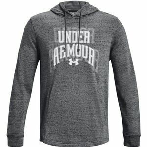 Under Armour RIVAL TERRY GRAPHIC Hanorac pentru bărbați, gri închis, mărime imagine