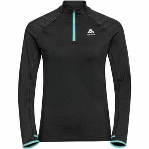 Odlo W MID LAYER 1/2 ZIP AXALP CERAMIWARM Hanorac funcțional femei, negru, mărime imagine